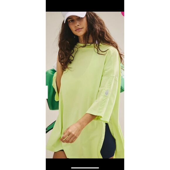 Free People Movement NWT Sour Citrus Throw Over Tunic Sz Small NWT - Picture 1 of 5